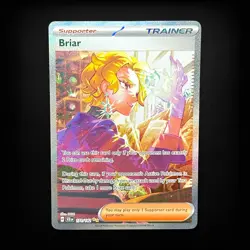 Pokemon TCG Stellar Crown Briar #171/142 Full Art Special Illustration Rare NM - Image 1