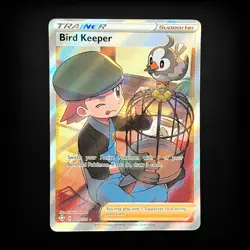 Pokemon TCG Shining Fates Bird Keeper (Full Art) #066/072 Ultra Rare NM - Image 1