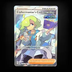 Pokemon TCG Temporal Forces Ciphermaniac's Codebreaking #198/162 Ultra Rare NM - Image 1