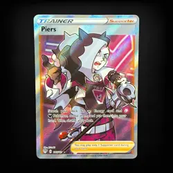Pokemon TCG SWSH03: Darkness Ablaze Piers (Full Art) #187/189 Ultra Rare NM - Image 1