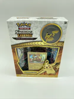 Pokemon TCG Shining Legends Pikachu Pin Collection (Please Read) - Image 1