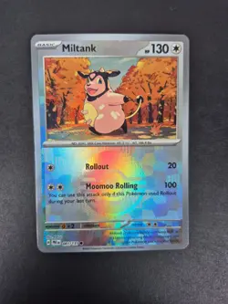 Pokemon TCG Miltank 081/131 Pokeball Reverse Holo SV Prismatic Evolutions NM - Image 1
