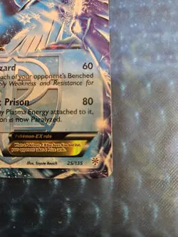 Pokemon TCG Articuno EX Rare. Plasma Storm 25/135. Very nice condition - Image 2