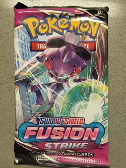 Pokemon TCG: Sword and Shield Fusion Strike Booster Pack, NEW, SEALED - Image 1
