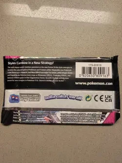 Pokemon TCG: Sword and Shield Fusion Strike Booster Pack, NEW, SEALED - Image 2