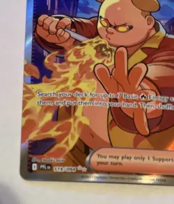 Pokemon Phantasmal Flames Firebreather 119/094 Full Art Trainer Ultra Rare NM - Image 2