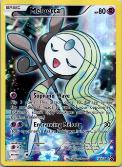Meloetta XY120 Pokemon Promo LP - Image 1