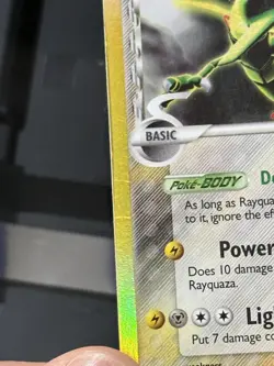 Pokemon Rayquaza 13/113 Reverse Holo EX Delta Species - Image 3