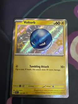 Pokemon Voltorb 133/091 Paldean Fates Shiny Ultra Rare Holo NM - Image 3