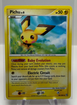 Pokemon TCG Pichu Stormfront 45/100 Regular Uncommon NM - Image 1