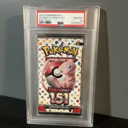 PSA 10 GEM MINT Scarlet & Violet 151 SEALED Booster Pack Pokemon - Image 1