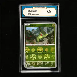 TQG 9.5 MINT+ 2025 Pokemon JPN Axew 070/086 C - Image 1