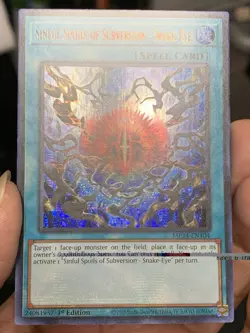 Yugioh Sinful Spoils of Subversion Snake Eye MP24-EN104 Prismatic Secret Rare NM - Image 5