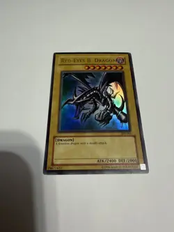 Red-Eyes B. Dragon SDJ-001 Ultra Rare Yu-Gi-Oh 1996 Holo - Image 1