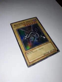 Red-Eyes B. Dragon SDJ-001 Ultra Rare Yu-Gi-Oh 1996 Holo - Image 2