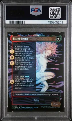 2025 MTG Final Fantasy TERRA, MAGICAL ADEPT Borderless FOIL 323 PSA 10 English - Image 2