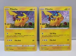 PIKACHU x2 - 25th Anniversary General Mills Holo Promo SWSH039 Pokemon Card NM - Image 1