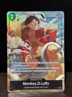Monkey.D.Luffy P-075 BEST SELECTION VOL.3 One Piece card game English - Image 1