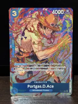 Portgas D. Ace P-074 Promo Premium Card Best Selection Vol. 3 One Piece English - Image 1