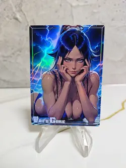 Yoruichi Trading Card Waifu Goddess Story Anime Girl holo Karte Manga Full Art - Image 1