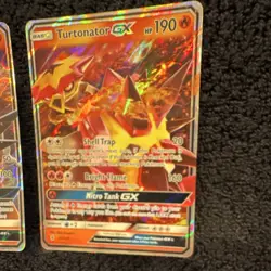 Pokemon Zygarde GX, Entei GX, Turtonator GX Holo Card Lot 3 Cards English - Image 4