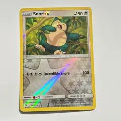 Snorlax 50/68 Reverse Holo Foil Rare - Hidden Fates 2019 - Pokemon TCG Card LP - Image 1