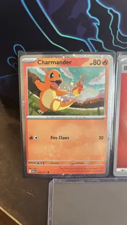 Pokemon TCG (2 Cards) Holo Charmander, Holo Fire Energy Card - Ascended Heroes - Image 2