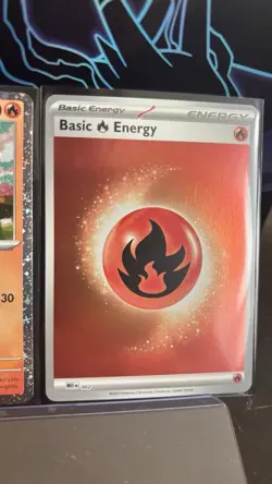 Pokemon TCG (2 Cards) Holo Charmander, Holo Fire Energy Card - Ascended Heroes - Image 3