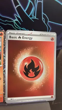 Pokemon TCG (2 Cards) Holo Charmander, Holo Fire Energy Card - Ascended Heroes - Image 5