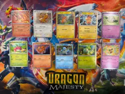 10 Pokemon Cards Mint Cosmo Promos Squirtle Bulbasaur Eevee Flareon Charmander - Image 1