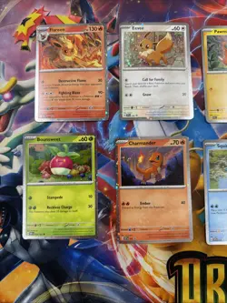 10 Pokemon Cards Mint Cosmo Promos Squirtle Bulbasaur Eevee Flareon Charmander - Image 2