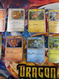 10 Pokemon Cards Mint Cosmo Promos Squirtle Bulbasaur Eevee Flareon Charmander - Image 3