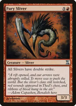 Fury Sliver Time Spiral NM Red Uncommon MAGIC THE GATHERING MTG CARD ABUGames - Image 1
