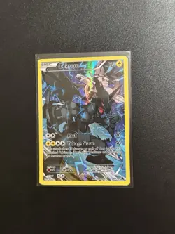 Pokemon TCG Zekrom Black Star Promo Full Art Holo Card XY76 LP - Image 1