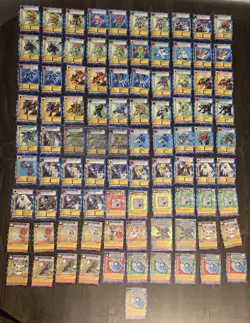 Digimon Trading Card Lot of 91 Digi Battle Series Some 1st Edition and Holos '99 - Image 1