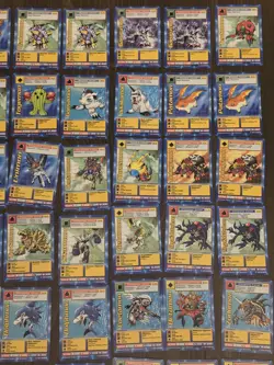 Digimon Trading Card Lot of 91 Digi Battle Series Some 1st Edition and Holos '99 - Image 3