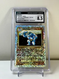Machoke Legendary Collection 51/110 Reverse Holo Pokemon Card CGC 8.5 - Image 3