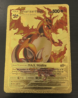 Pokemon MAX Charizard OX , Fan Art Card - Image 1