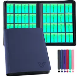 16 Pocket Trading Card Binder – Holds 1280 Cards, Large Capacity 4x4 Card - Image 1