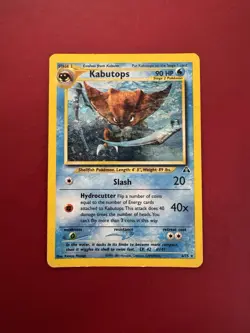 Kabutops 6/75 Holo Rare Neo Discovery Pokemon Card HP - Image 1