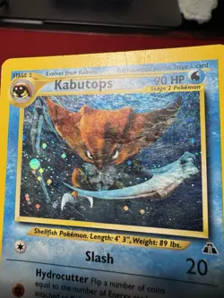 Kabutops 6/75 Holo Rare Neo Discovery Pokemon Card HP - Image 4