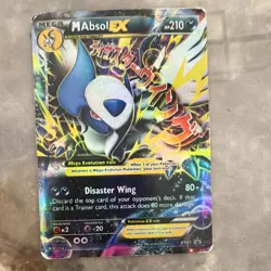 Pokemon TCG M Absol EX XY63 Mega Evolution Holo Card Nintendo English - XY Set - Image 2
