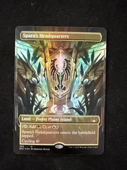 MTG - Spara's Headquarters (Borderless) Streets of New Capenna Foil - Nm - Image 1
