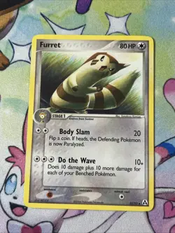 Furret 33/92 2006 EX Legend Maker Pokemon Card Komiya Art Non Holo Uncommon - LP - Image 1