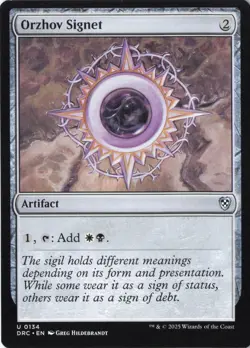 Orzhov Signet U Commander: Aetherdrift 134 NM - Image 1