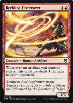 Reckless Fireweaver C Commander: Aetherdrift 106 NM - Image 1