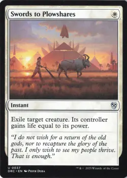 Swords to Plowshares U Commander: Aetherdrift 37 NM - Image 1