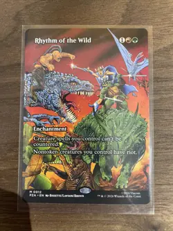 Rhythm of the Wild (12) Borderless, TMNT Ninja Turtles PZA, Magic MtG, Reg NM! - Image 1