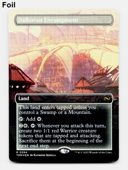 Dalkovan Encampment (Borderless) - FOIL - [Tarkir: Dragonstorm] MTG Magic ⚪ - Image 1
