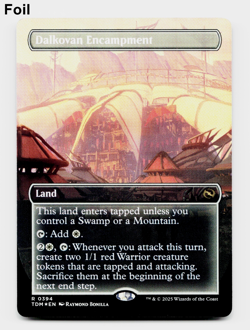 Dalkovan Encampment (Borderless) - FOIL - [Tarkir: Dragonstorm] MTG Magic ⚪ - Image 3